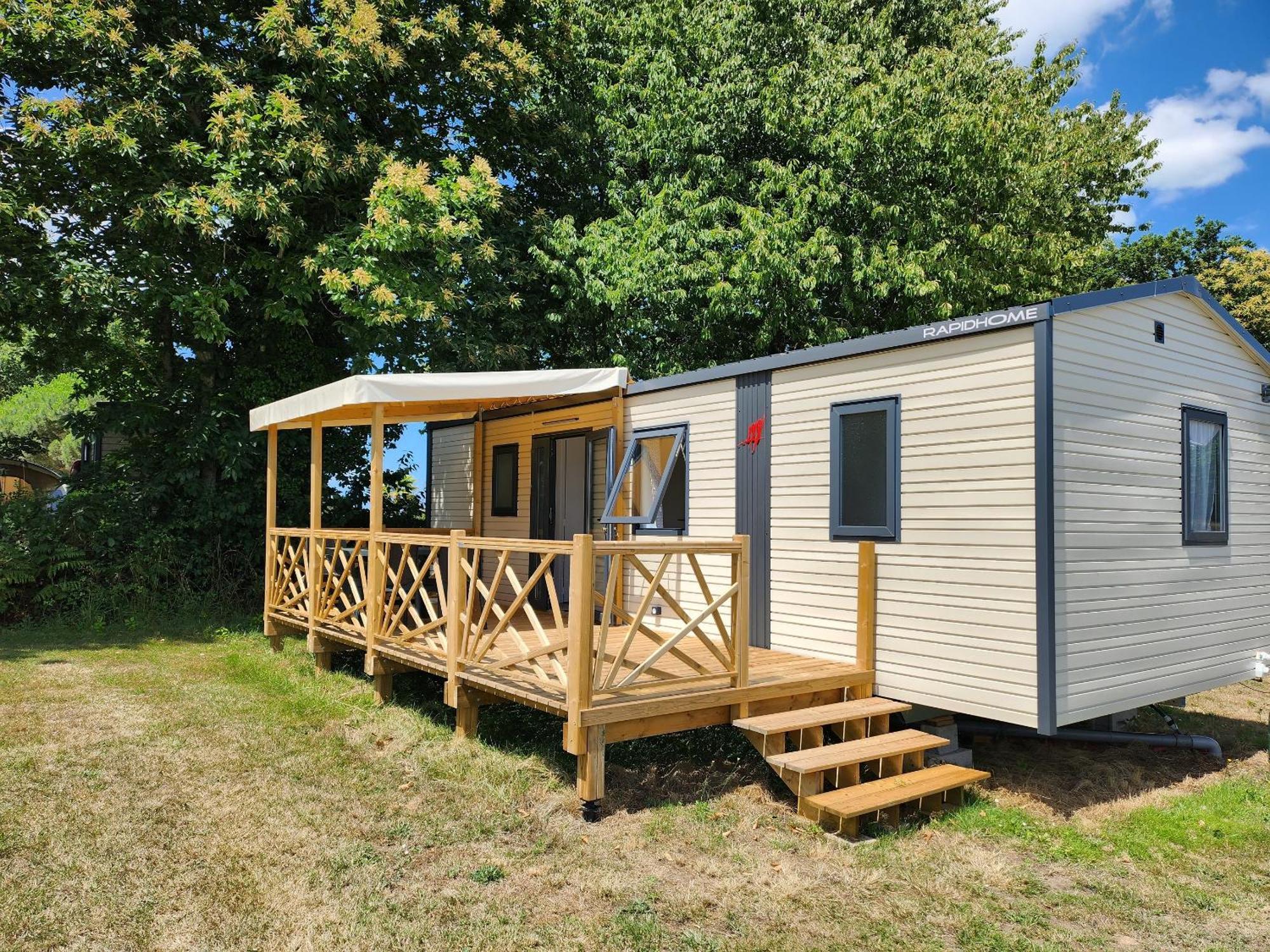 Camping Le Balcon De La Baie Saint-Marcan Exterior photo
